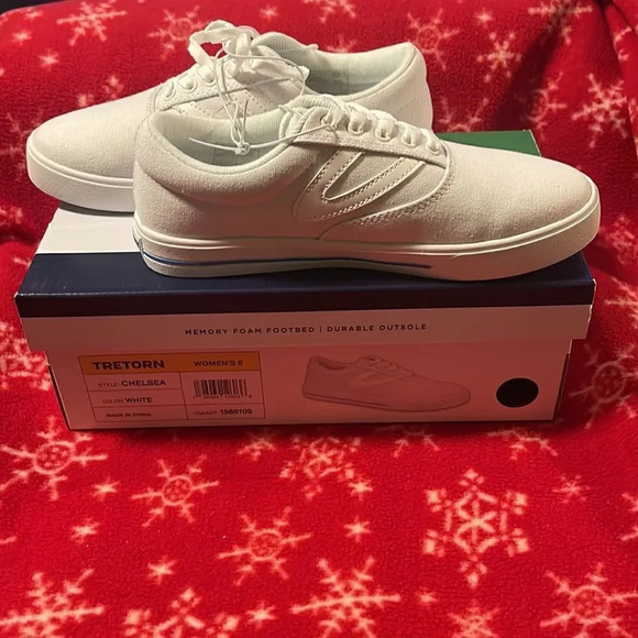 Tretorn Sneakers Chelsea  Canvas Memory Foam Size 10 - Picture 10 of 11